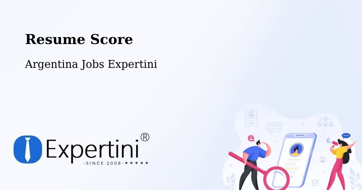 Resume Score & Job Description Match Tool – Trelew - Argentina Jobs Expertini